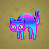 Scared Cat #1567 Scared Cat #1567
