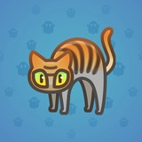 Scared Cat #16024