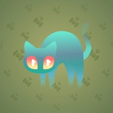 Scared Cat #16071