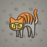 Scared Cat #16259
