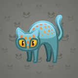 Scared Cat #16436 Scared Cat #16436