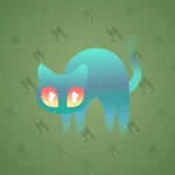 Scared Cat #16550 Scared Cat #16550