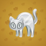Scared Cat #16656 Scared Cat #16656