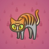 Scared Cat #16724