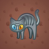 Scared Cat #16923