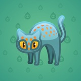 Scared Cat #17108