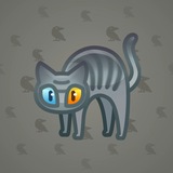 Scared Cat #17131