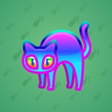 Scared Cat #17691 Scared Cat #17691