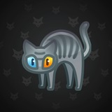 Scared Cat #17884