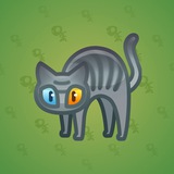 Scared Cat #18043 Scared Cat #18043