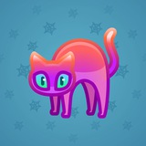 Scared Cat #18124