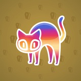 Scared Cat #1837 Scared Cat #1837