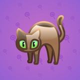 Scared Cat #2044