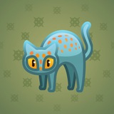 Scared Cat #2214 Scared Cat #2214