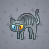 Scared Cat #2946 Scared Cat #2946