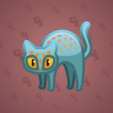 Scared Cat #3116 Scared Cat #3116