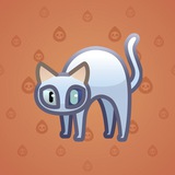 Scared Cat #3124 Scared Cat #3124