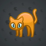 Scared Cat #3141 Scared Cat #3141