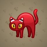 Scared Cat #3203 Scared Cat #3203