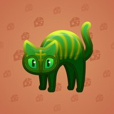 Scared Cat #3523 Scared Cat #3523