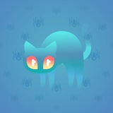 Scared Cat #3606 Scared Cat #3606