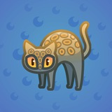 Scared Cat #4095 Scared Cat #4095