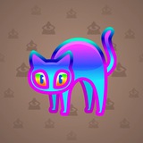 Scared Cat #4240