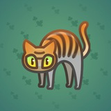 Scared Cat #4346 Scared Cat #4346