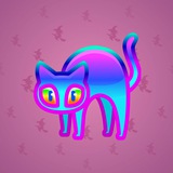 Scared Cat #4403 Scared Cat #4403