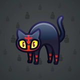 Scared Cat #4833 Scared Cat #4833