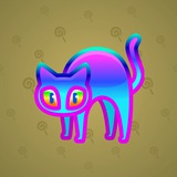 Scared Cat #4977 Scared Cat #4977