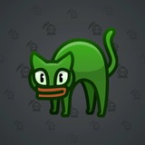 Scared Cat #5205 Scared Cat #5205