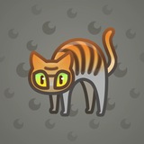 Scared Cat #5250