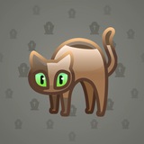 Scared Cat #5390