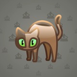 Scared Cat #6015