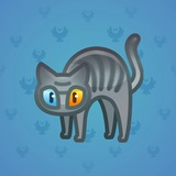 Scared Cat #6193