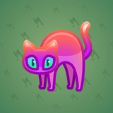 Scared Cat #6566 Scared Cat #6566