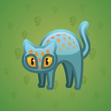 Scared Cat #7057