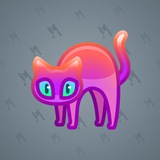 Scared Cat #7088