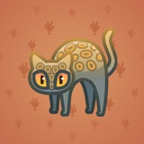 Scared Cat #7091