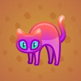 Scared Cat #7127 Scared Cat #7127
