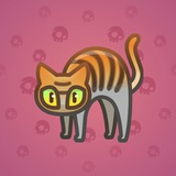 Scared Cat #7146 Scared Cat #7146