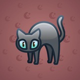 Scared Cat #7195