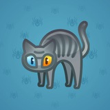 Scared Cat #7211