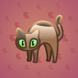 Scared Cat #7259 Scared Cat #7259