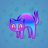 Scared Cat #7498 Scared Cat #7498