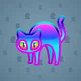 Scared Cat #7536 Scared Cat #7536