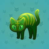 Scared Cat #7559 Scared Cat #7559