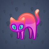Scared Cat #7703