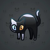 Scared Cat #7817